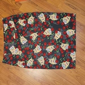 LuLaRoe Skirt Ms. Piggy (XL)
